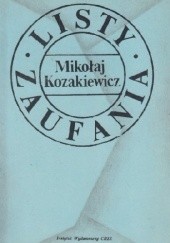 Okładka książki Listy zaufania Mikołaj Kozakiewicz