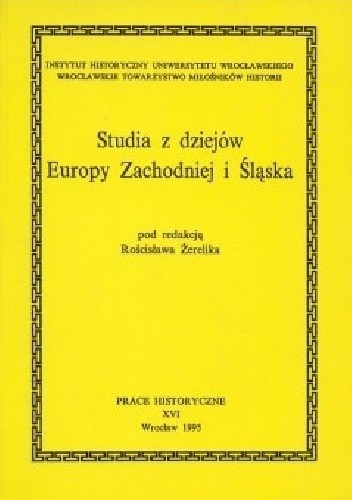 Studia z dziejów Europy Zachodniej i Śląska