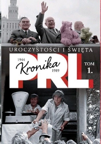 Okładki książek z cyklu Kronika PRL 1944-1989