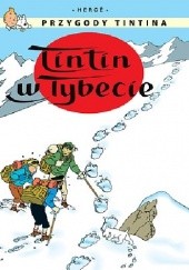 Okładka książki Tintin w Tybecie Hergé
