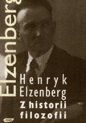 Okładka książki Z historii filozofii Henryk Elzenberg