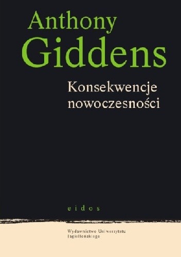 Okładka książki Konsekwencje nowoczesności Anthony Giddens