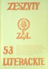 Okładka książki Zeszyty Literackie nr 53 (1/1996)