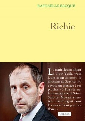 Okładka książki Richie Raphaëlle Bacqué
