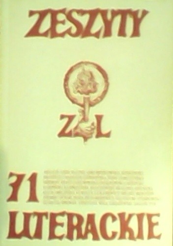 Okładka książki Zeszyty Literackie nr 71 (3/2000) Redakcja kwartaln. Zeszyty Literackie