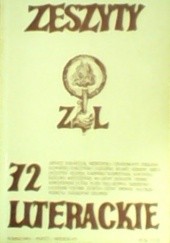Okładka książki Zeszyty Literackie nr 72 (4/2000)
