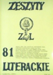 Okładka książki Zeszyty Literackie nr 81 (1/2003)