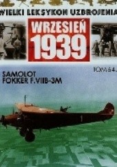 Okładka książki Samolot Fokker F.VIIB-3M Wojciech Mazur