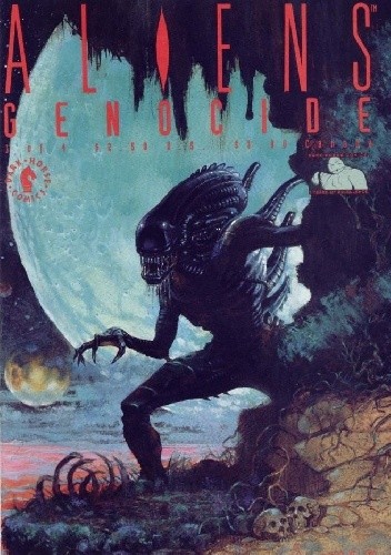 Okładki książek z cyklu Aliens: Genocide