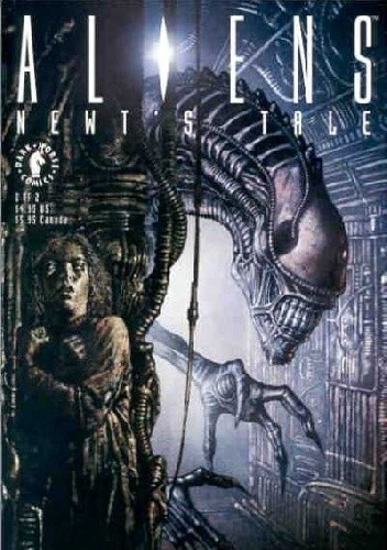 Okładki książek z cyklu Aliens: Newt's Tale