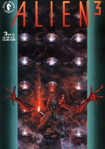 Okładki książek z cyklu Alien 3