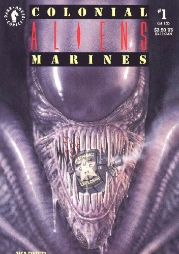Okładki książek z cyklu Aliens: Colonial Marines