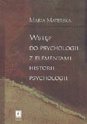 Okładka książki Wstęp do psychologii z elementami historii psychologii