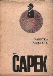 Okładka książki Fabryka absolutu Karel Čapek