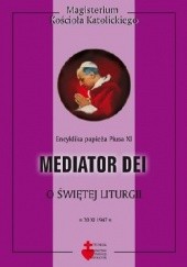 Okładka książki Mediator Dei. O świętej liturgii