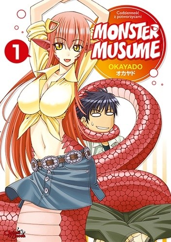 Okładki książek z cyklu Monster Musume