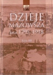 Okładka książki Dzieje Mazowsza. Tom III
