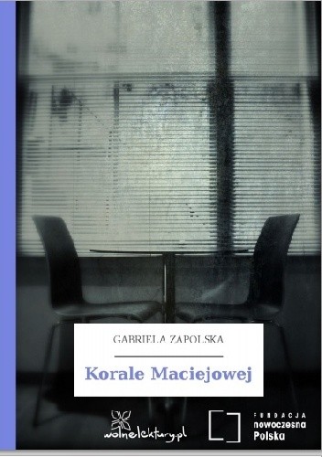 Okładka książki Korale Maciejowej Gabriela Zapolska