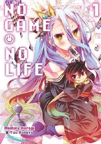 Okładki książek z cyklu No Game No Life