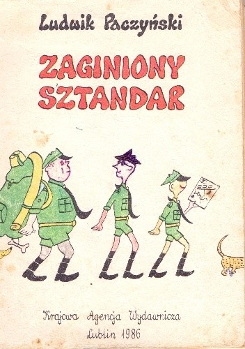 Okładka książki Zaginiony sztandar Ludwik Paczyński