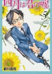 Okładka książki Shigatsu wa Kimi no Uso #5 Naoshi Arakawa