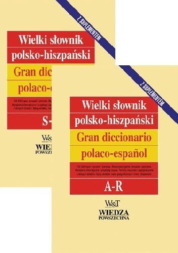 Okładka książki Wielki słownik polsko-hiszpański z suplementem T. 1,2 Oskar Perlin