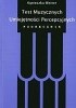 Okładka książki Test muzycznych umiejętności percepcyjnych. Podręcznik Agnieszka Weiner