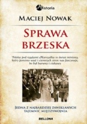 Okładka książki Sprawa brzeska Maciej Nowak