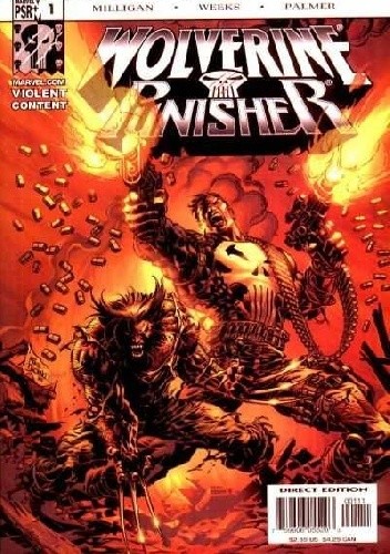 Okładka książki Wolverine/Punisher #1 - Part One: Napoleon Peter Milligan, Tom Palmer, Lee Weeks