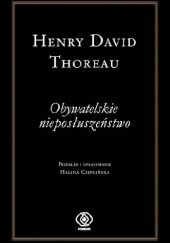 Okładka książki Obywatelskie nieposłuszeństwo Henry David Thoreau