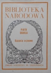 Okładka książki Kazania Sejmowe Piotr Skarga