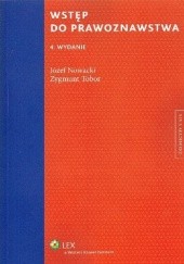 Okładka książki Wstęp do prawoznawstwa Józef Nowacki, Zygmunt Tobor