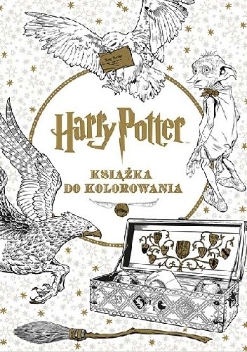 Okładka książki Harry Potter. Książka do kolorowania praca zbiorowa