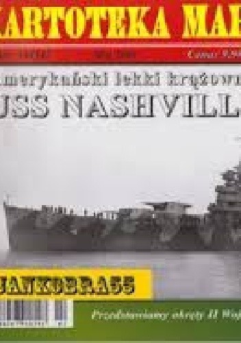 Okładka książki Amerykański lekki krążownik USS Nashville Sławomir Brzeziński