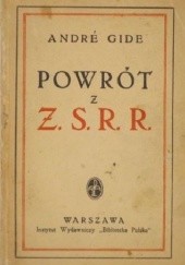 Okładka książki Powrót z ZSRR André Gide