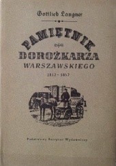 Okładka książki Pamiętnik dorożkarza warszawskiego 1832-1857 Gottlieb Langner