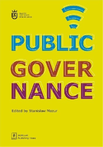 Okładka książki Public governance Stanisław Mazur