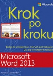 Okładka książki Microsoft Word 2013. Krok po kroku Lambert Joan, Cox Joyce