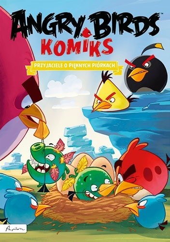 Okładki książek z cyklu Angry Birds. Komiks