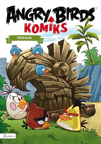 Okładki książek z cyklu Angry Birds. Komiks