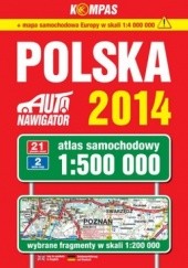 Okładka książki Polska. Atlas samochodowy. 1:500 000 Kompas