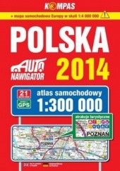 Okładka książki 2014 Polska. Atlas samochodowy. 1:300 000 Kompas 