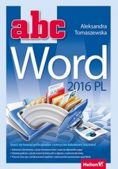 Okładka książki ABC Word 2016 PL Aleksandra Tomaszewska