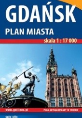 Okładka książki Gdańsk. Plan miasta. 1:17 000 Plan Studio autor nieznany