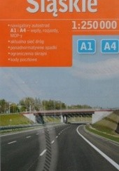 Okładka książki Śląskie. Mapa samochodowa 1:250000 DEMART