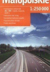 Okładka książki Małopolskie. Mapa samochodowa. 1:250000. Demart 