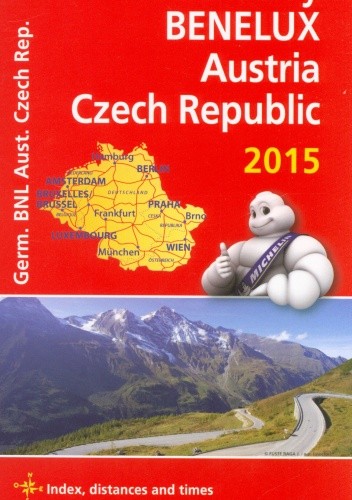 Okładka książki Germany Benelux Austia Czech Republic. Motoring and tourist map. 1 : 1 000 000. Michelin ...