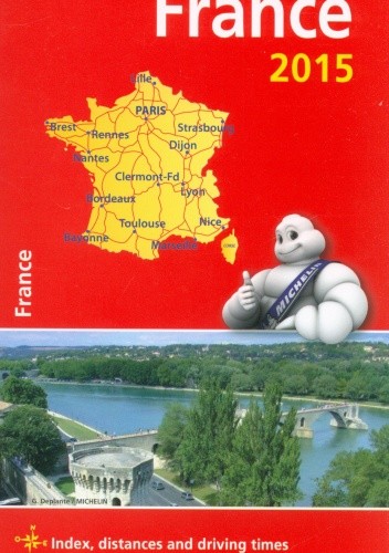 Okładka książki France. Motoring and tourist map. 1: 1 000 000. Michelin ...
