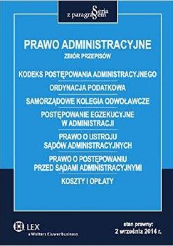Okładka książki Prawo administracyjne. Zbiór przepisów Roman Rudnik