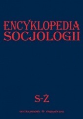 Okładka książki Encyklopedia socjologii. Tom 4. S-Ż